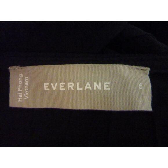 Everlane The Wrap Dress Black Size 6 - Picture 5 of 6